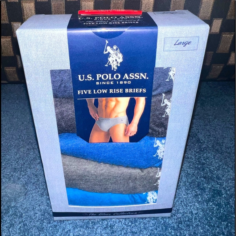 NWT Polo Ralph Lauren Briefs 4 pack Blue